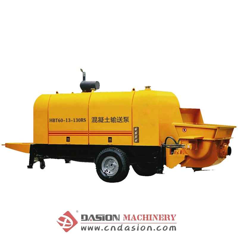 Diesel Concrete Trailer Pump