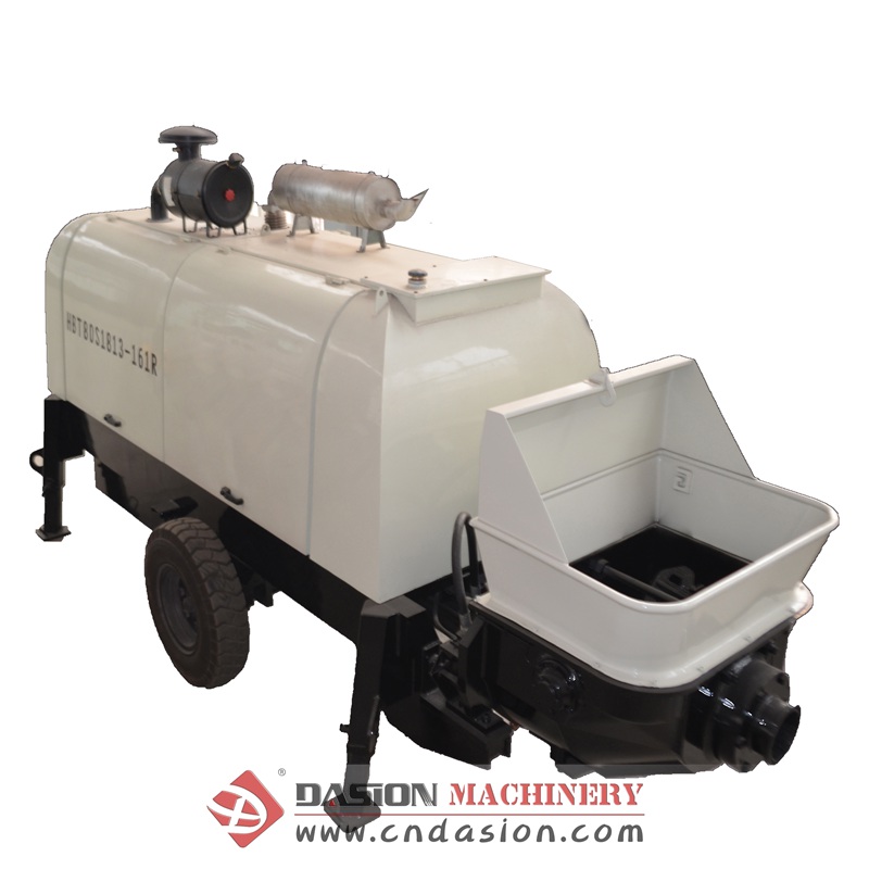 Diesel Concrete Trailer Pump