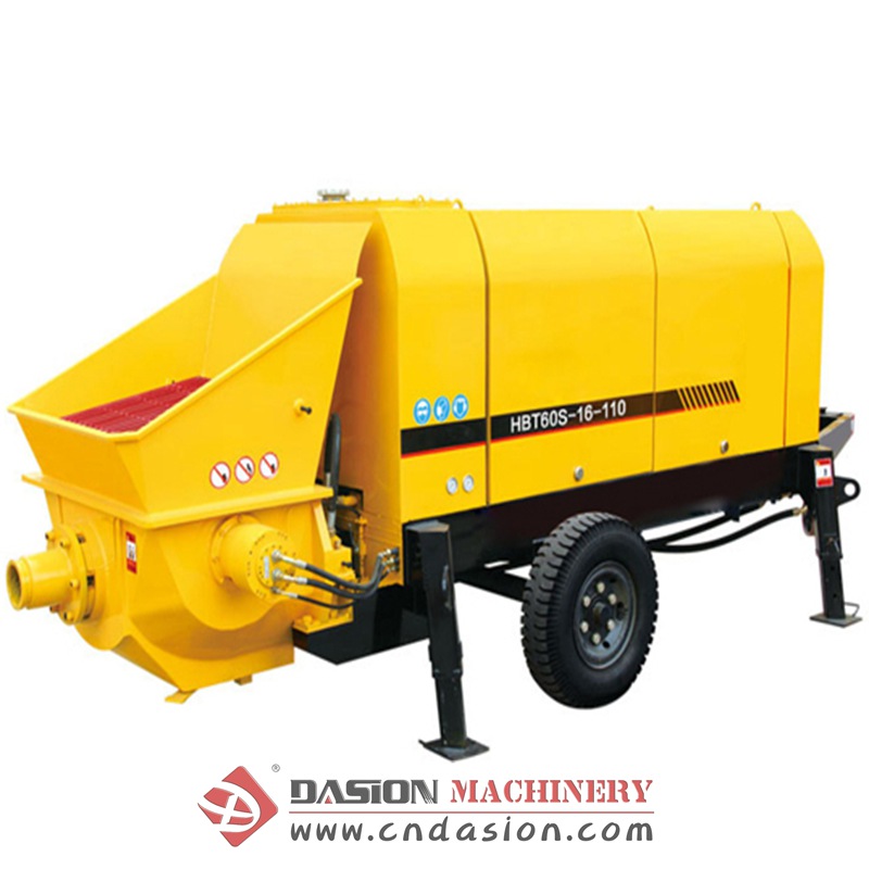 Motor Concrete Trailer Pump