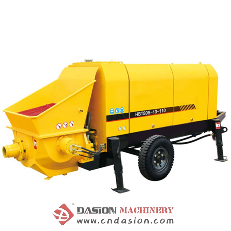 Motor Concrete Trailer Pump