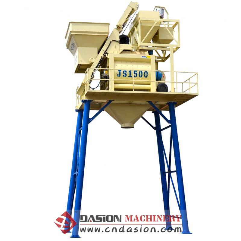 JS Series Twin Shaft Concrete Mixer