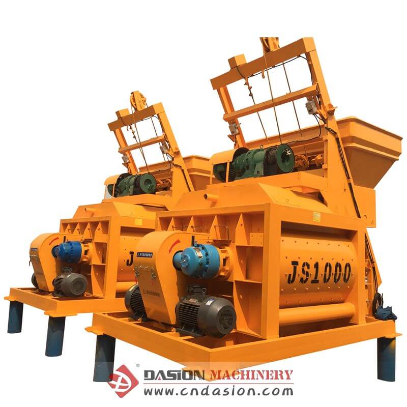 JS Series Twin Shaft Concrete Mixer